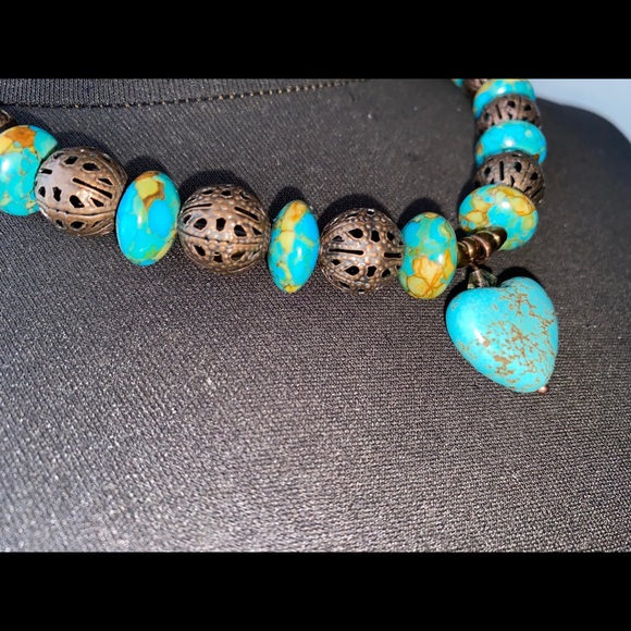 Copper Turquoise, Copper Balls & Heart Turquoise - Picture 6 of 7